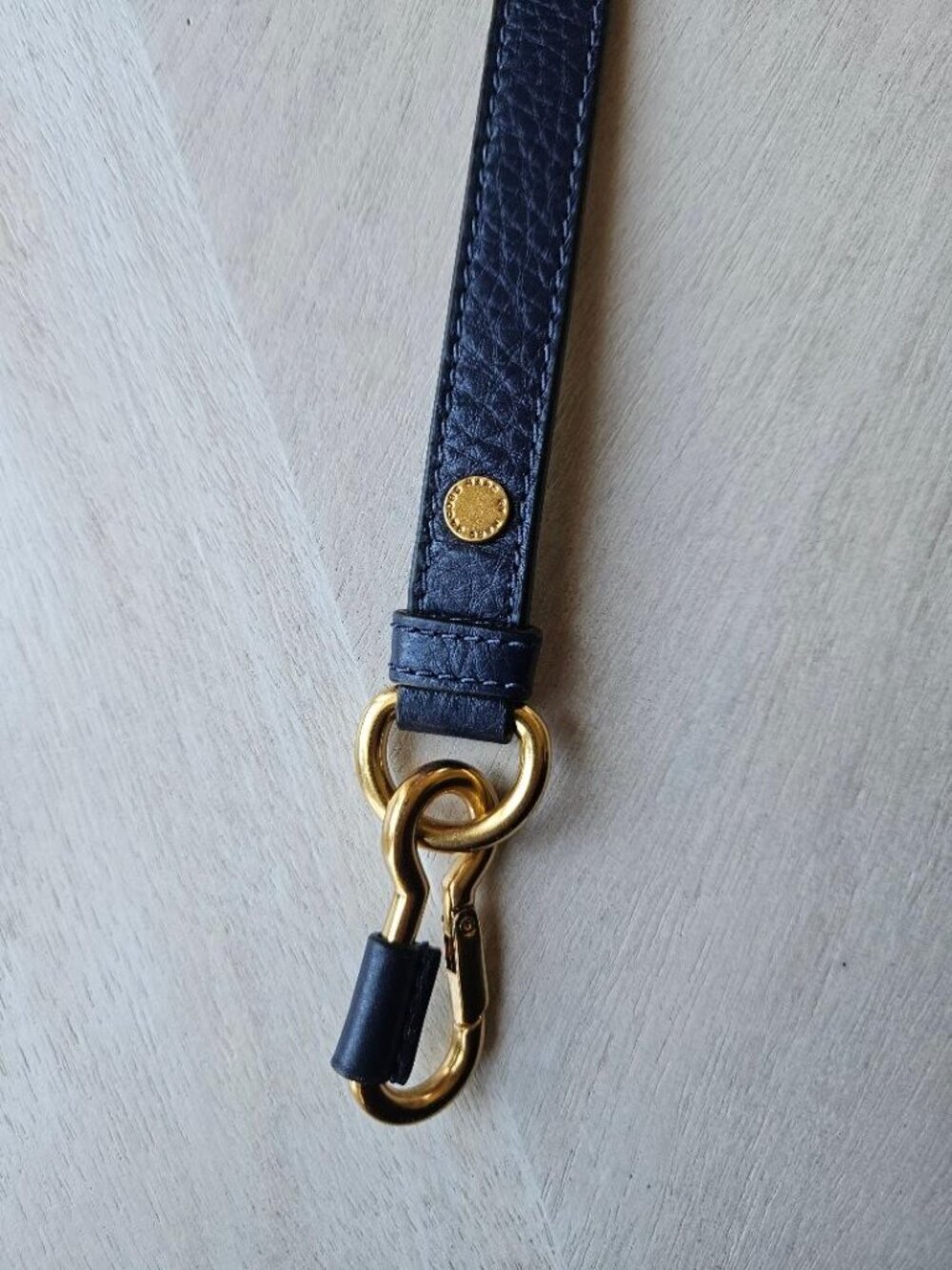 Marc by Marc Jacobs Navy Blue  Leather Bag Strap New - Picture 7 of 14